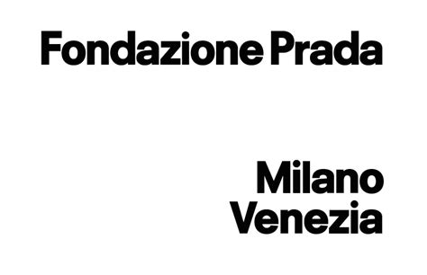 logo fondazione prada font|Fondazione Prada identity and website .